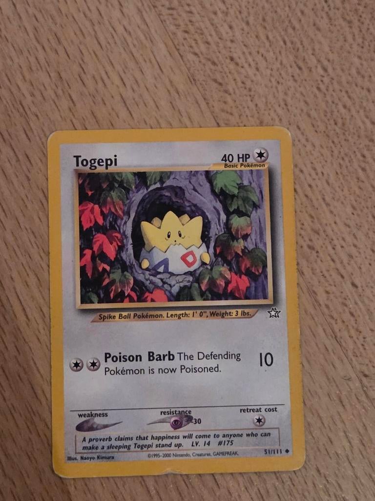 Pokémon kaart Togepi, Ophalen of Verzenden