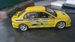 Gele Mitsubishi Lancer Evolution modelauto, Ophalen of Verzenden