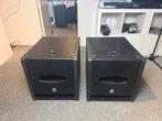 Te koop: 2x dB Technologies SUB 05D actieve subwoofers, Gebruikt, Subwoofer, 120 watt of meer, Ophalen