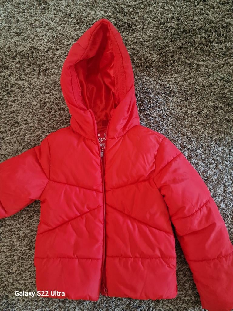 Heel weinig gebruikt,  als nieuw, Kinderen en Baby's, Kinderkleding | Maat 128, Ophalen of Verzenden, Meisje, Jas