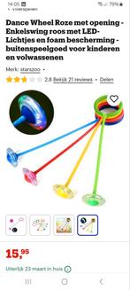 Blauwe voetspinner - Dance Wheel blauw, Ophalen of Verzenden, Gebruikt