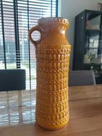 Antieke Okergele Vaas met Handvat - Vintage Keramiek, Ophalen