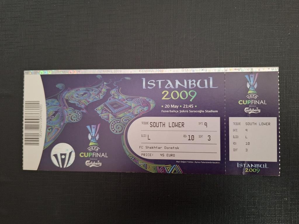 Ticket FC Shakhtar Donetsk - Werder Bremen., Verzenden, Nieuw, Buitenlandse clubs, Overige typen