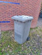 Grijze 240 liter afvalcontainer, Ophalen, Kunststof, Gebruikt, 40 liter of meer