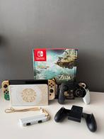 Nintendo Switch OLED - TOTK Limited Edition, Ophalen, Zo goed als nieuw, Met 2 controllers, Switch OLED