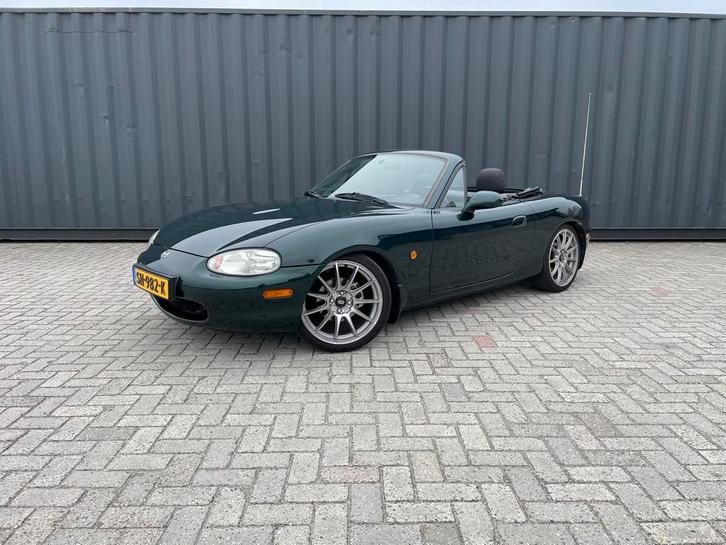 Mazda MX-5 1.6 | 2000 | Emerald Green (18J) | Veel vernieuwd, Auto's, Mazda, Particulier, MX-5, ABS, Apple Carplay, Bluetooth