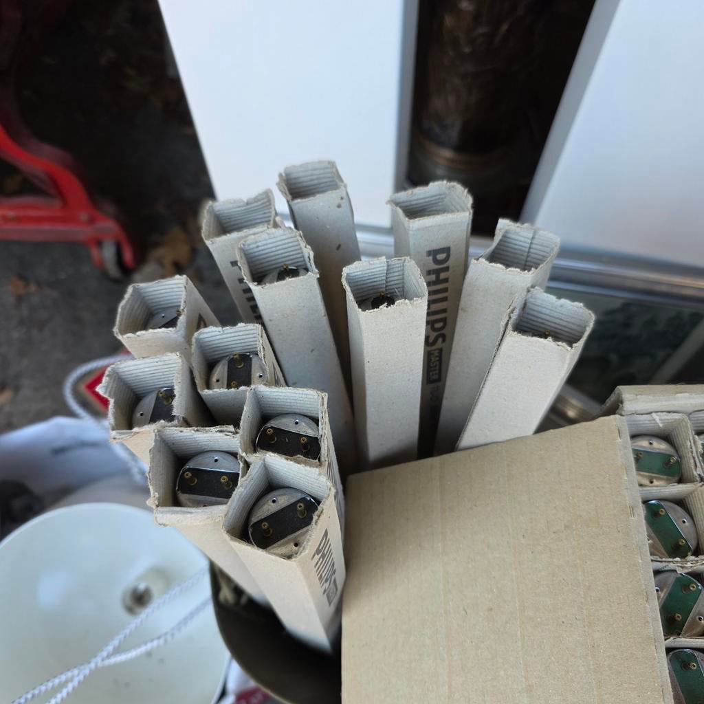 Grote partij lampen gebruikt en nieuw in de doos., Ophalen of Verzenden, Nieuw, Minder dan 60 cm, Minder dan 30 cm