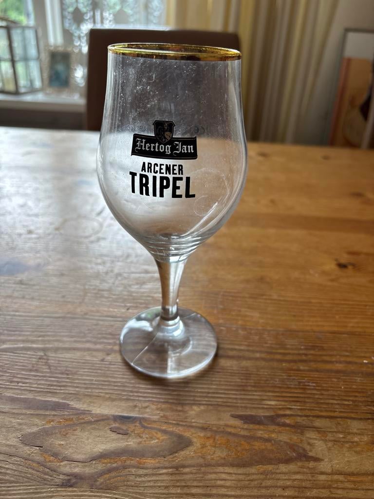 Hertog Jan Arcener Tripel bierglas 0,25L, Ophalen of Verzenden, Overige merken, Glas, Overige typen
