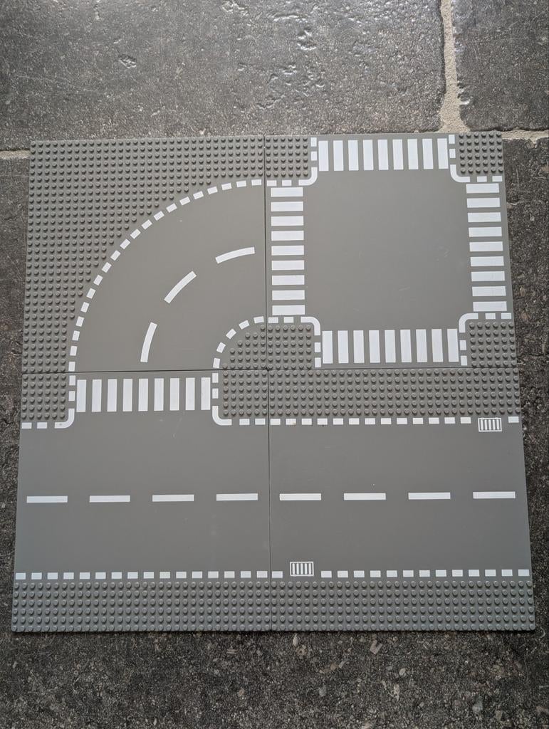 Lego wegdelen, grondplaat,, City, Lego, Ophalen of Verzenden, Zo goed als nieuw