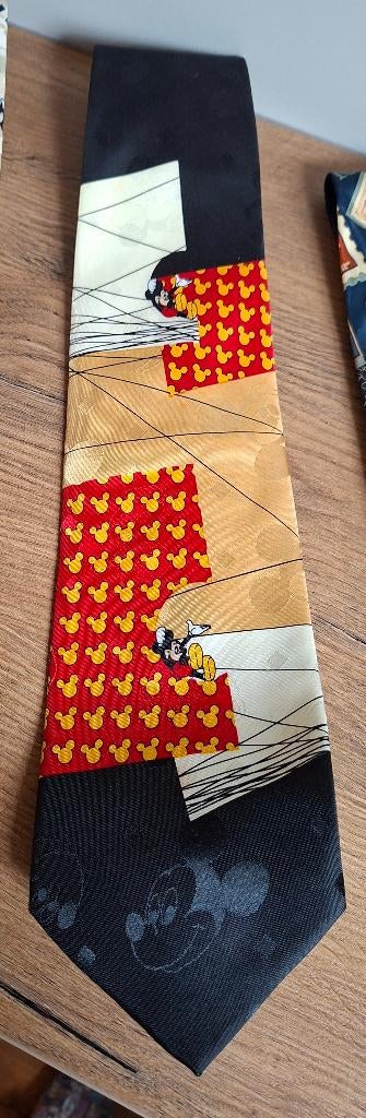 Mooie Stropdas Mickey Mouse Mill Colle21oneMilano , Ophalen of Verzenden, Zo goed als nieuw, Overige kleuren, Met patroon