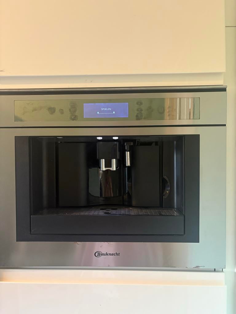 Bauknecht inbouw koffiezetapparaat, Witgoed en Apparatuur, Koffiezetapparaten, Ophalen, Gebruikt, Koffiemachine, Koffiebonen