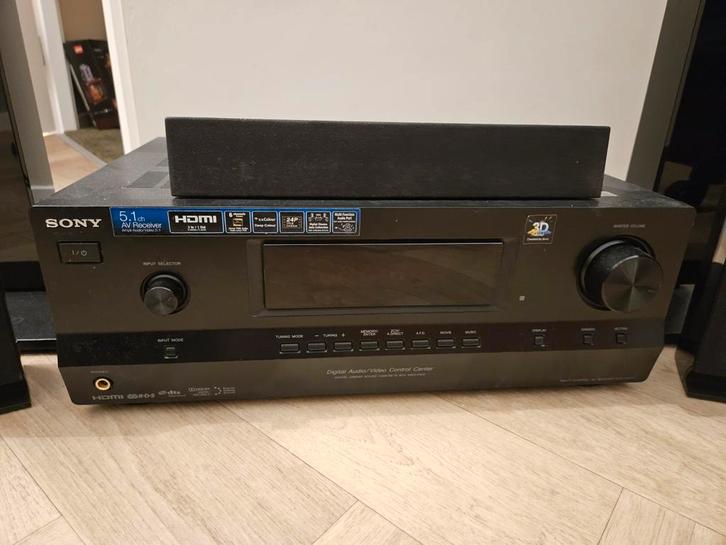 Sony STR-DH510 versterker met 5.0 speakerset, Audio, Tv en Foto, Home Cinema-sets, Zo goed als nieuw, Overige systemen, Sony, Ophalen
