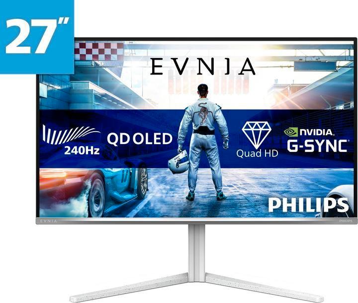Philips Evnia 27M2N6501L –QD-OLED GamingMonitor 240Hz 0.03m, Computers en Software, Monitoren, Refurbished, 201 Hz of meer, DisplayPort