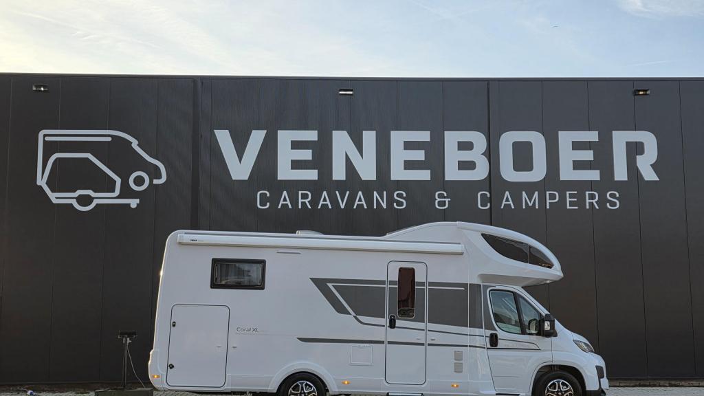 Adria Coral XL Plus 660 SL 5 Gordelplaatsen!, Caravans en Kamperen, Campers, Automaat, Airbags, Ringverwarming, Fiat