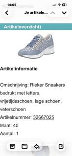 Rieker schoenen, Ophalen, Blauw, Rieker, Sneakers of Gympen