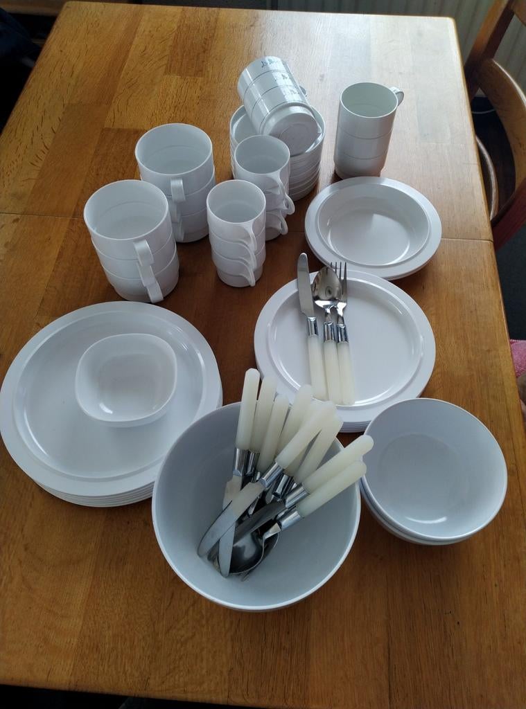 Camping Servies Mepal / Coppia - 6 personen, Caravans en Kamperen, Kampeeraccessoires, Ophalen, Gebruikt