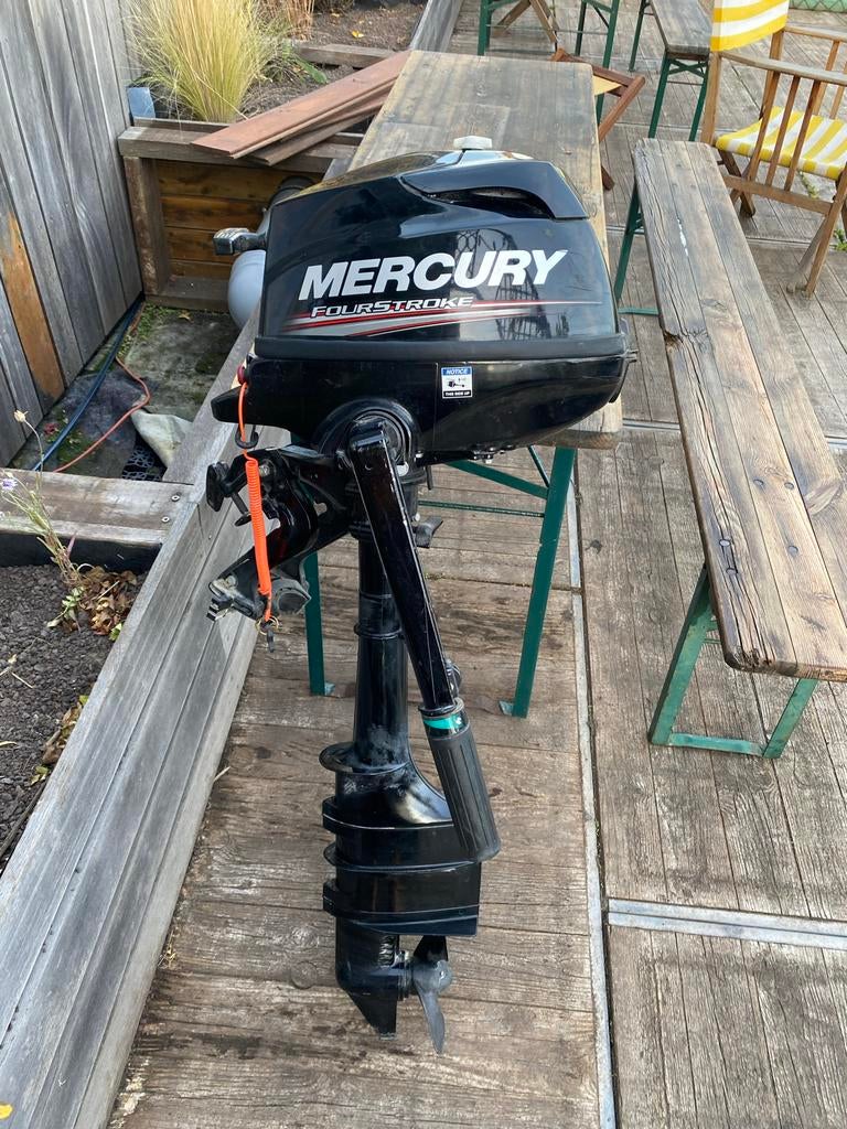 Goed werkende Mercury 3.5 PK buitenboordmotor, Watersport en Boten, Buiten- en Binnenboordmotoren, Ophalen, Gebruikt, Minder dan 5 pk