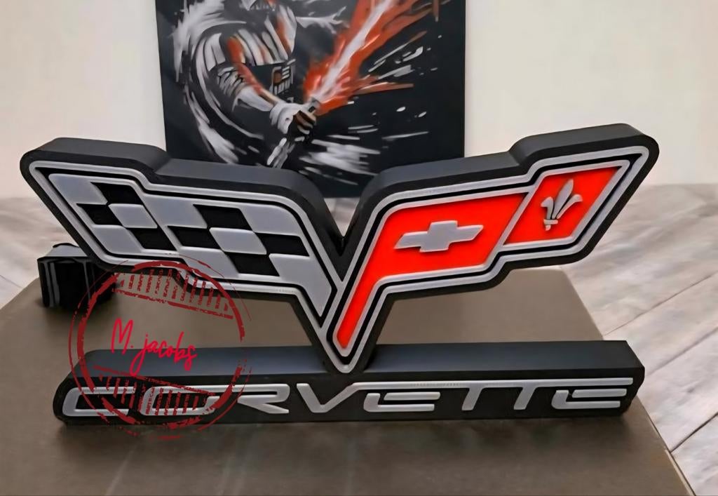 Corvette logo sign, Ophalen of Verzenden, Nieuw
