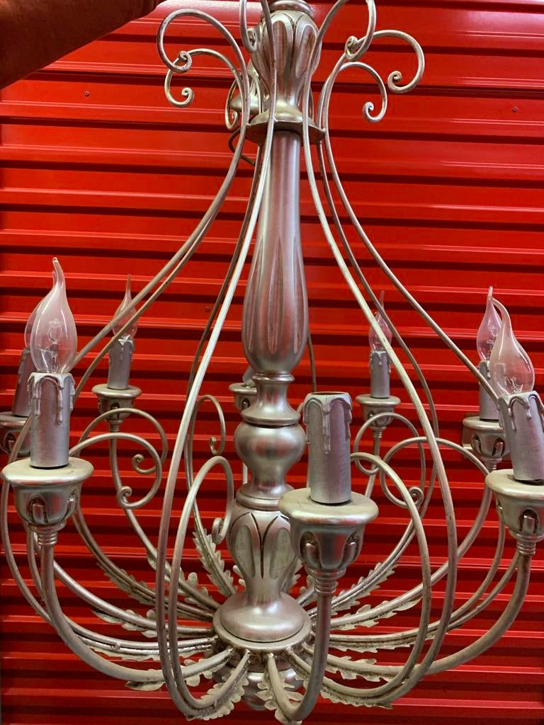 Kroonluchter modern van hout, Zo goed als nieuw, 75 cm of meer, Hout, Ophalen