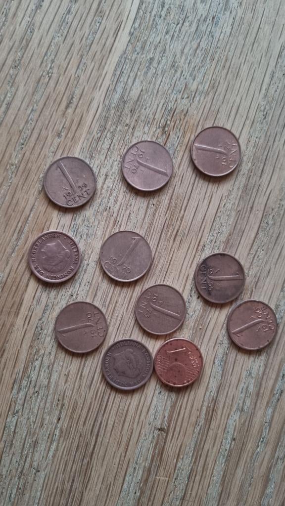 10 Nederlandse 1 cent munten, Ophalen of Verzenden, Koningin Juliana