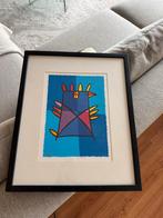 Jacqueline Schäfer Zeefdruk - Ingelijst - Nr. 1636/3000, Antiek en Kunst, Ophalen of Verzenden