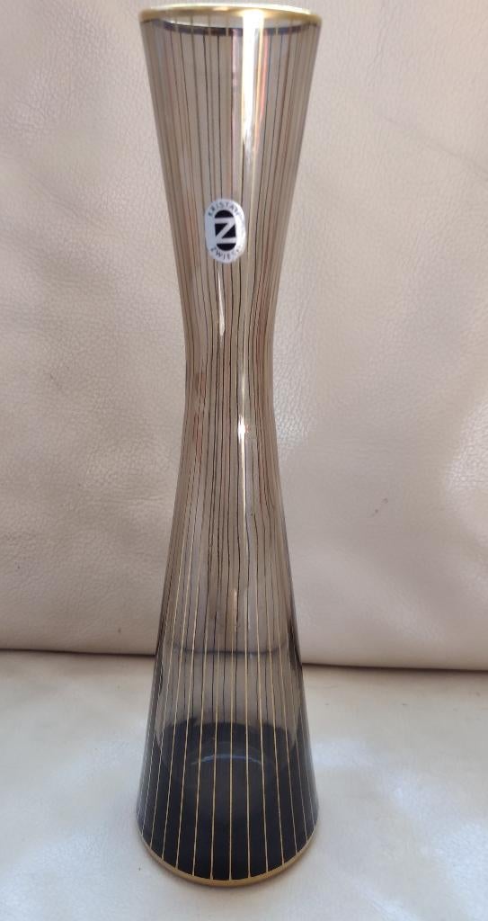 Mooie slanke Kristall Zwiesel vaas, Huis en Inrichting, Woonaccessoires | Vazen, Overige kleuren, Ophalen of Verzenden, Minder dan 50 cm