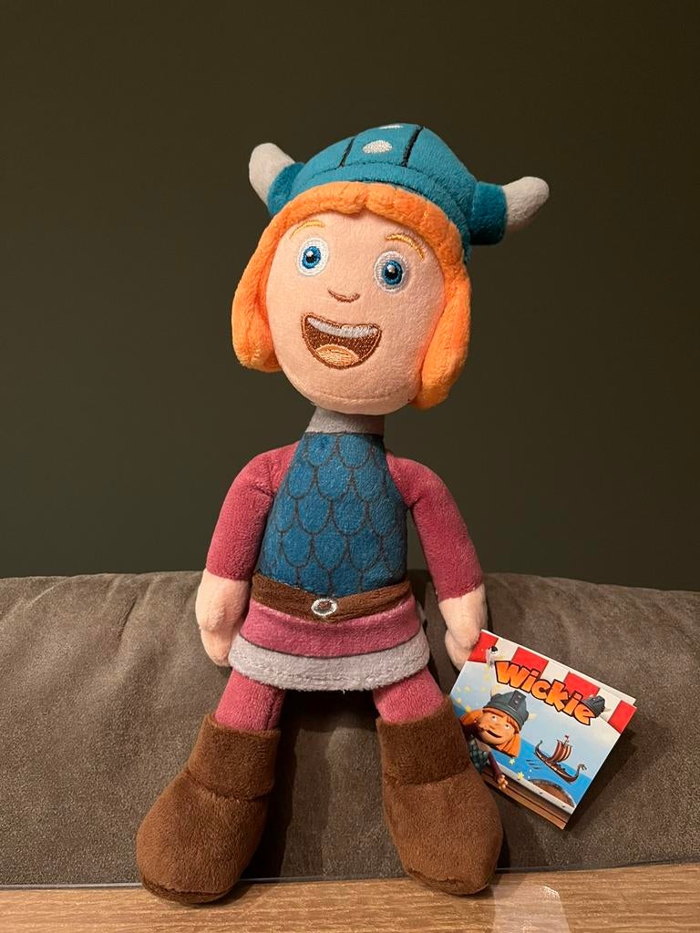 Leuke knuffel Wickie de Viking 24cm, Kinderen en Baby's, Ophalen of Verzenden, Nieuw, Overige typen