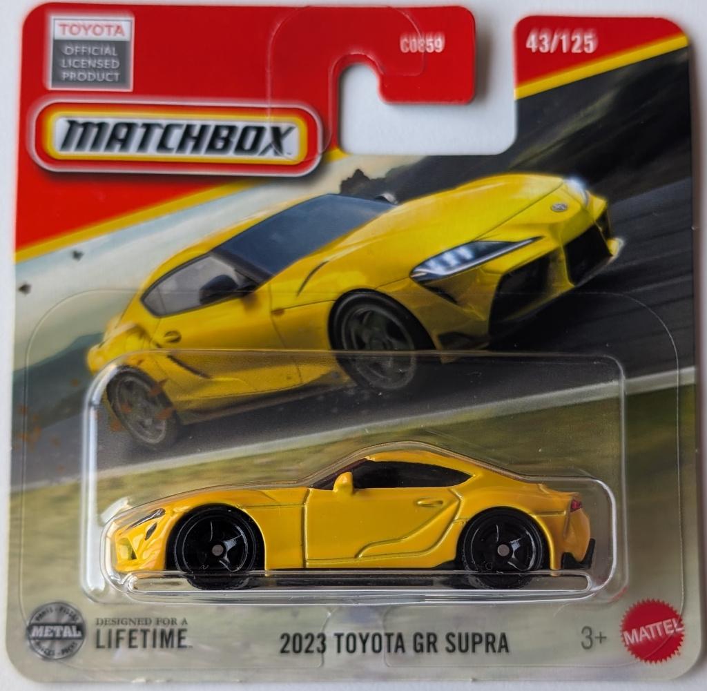 2025 Matchbox 2023 Toyota GR Supra, Kinderen en Baby's, Speelgoed | Speelgoedvoertuigen, Ophalen of Verzenden, Nieuw
