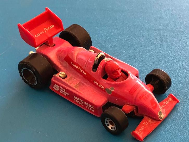 Matchbox F1 Racer 1984 Matchbox Racing Team Startnummer 5, Hobby en Vrije tijd, Modelauto's | Overige schalen, Gebruikt, Auto