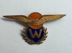 Wing Vlieger-Waarnemer Nederland wo2, Ophalen of Verzenden, Luchtmacht, Nederland, Lintje, Medaille of Wings
