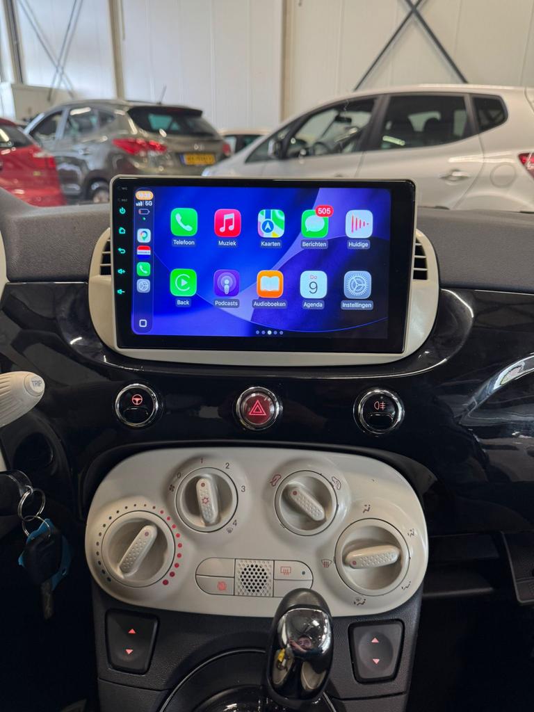 Fiat 500 9inch CarPlay Android Auto 2GB/32GB 8-core, Auto diversen, Autoradio's, Ophalen of Verzenden, Nieuw