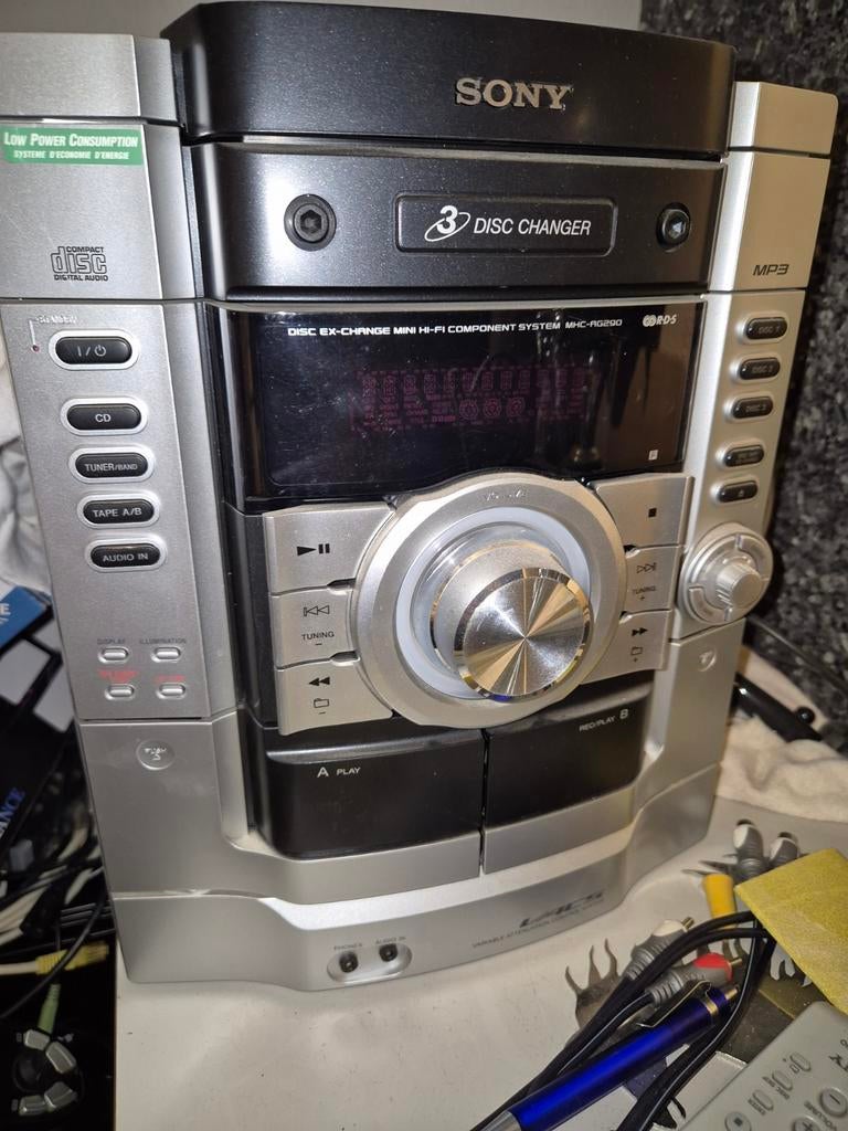 Sony MHC-RG290 Mini Hi-Fi Component Systeem met Speakers, Ophalen of Verzenden