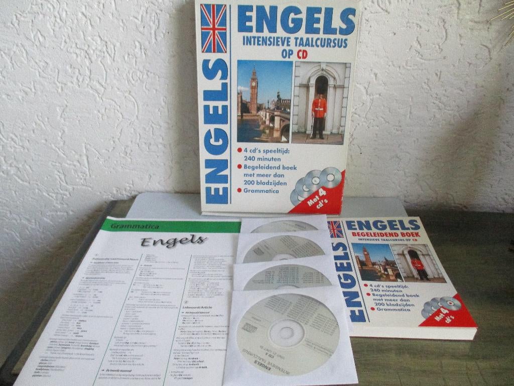 Engels  intensieve taalcursus op cd, Ophalen of Verzenden, Alpha, Zo goed als nieuw