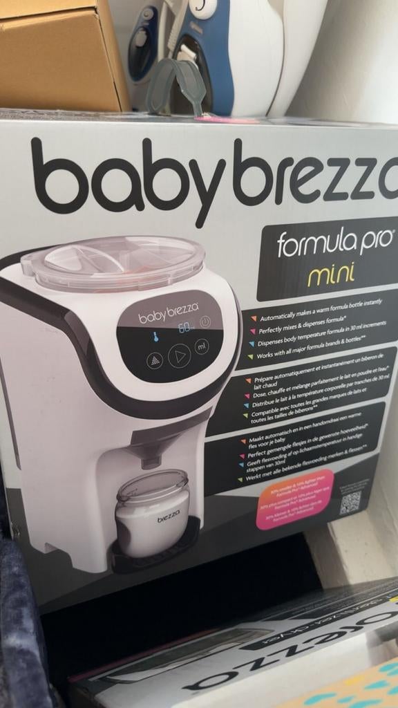Nieuw! Baby Brezza Formula Pro Mini Flessenmaker, Ophalen of Verzenden, Nieuw, Flessen- of potjesverwarmer