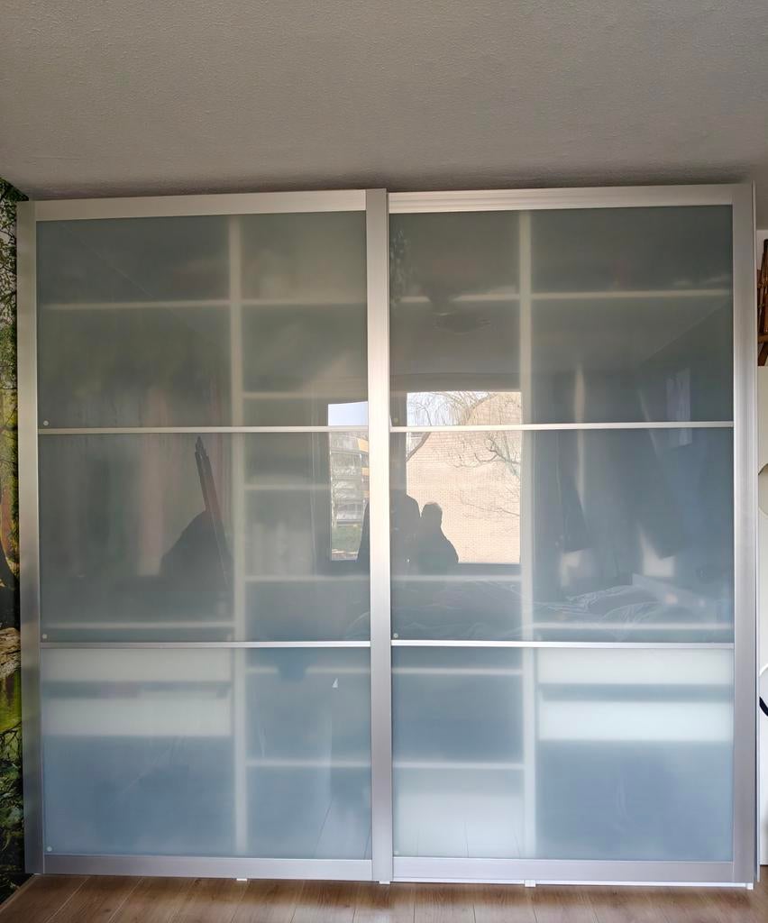 Ikea Pax Lyngdal schuifdeuren, Ophalen, Zo goed als nieuw, 200 cm of meer, 200 cm of meer