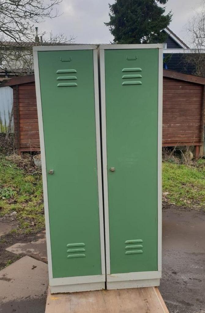 Vintage lockers 4x, Huis en Inrichting, Ophalen, Gebruikt, Vintage