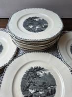 Societe Ceramique landschap borden bord, Ophalen of Verzenden