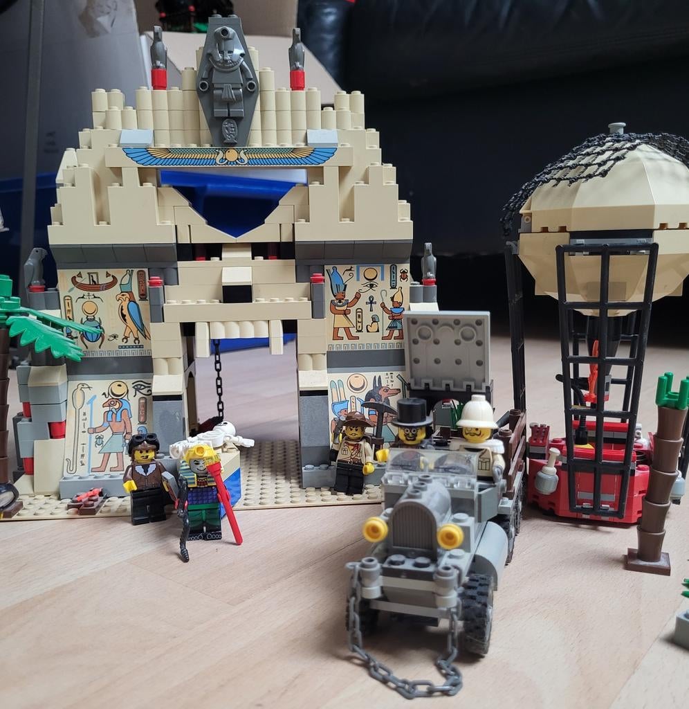 Lego system avonturiers woestijn tempel van anubis 5988, Overige thema's, Lego, Compleet, Ophalen of Verzenden