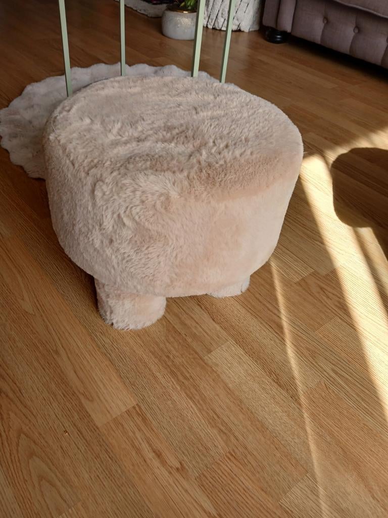 Heerlijk zachte kruk, Minder dan 50 cm, Rond, Nieuw, Minder dan 50 cm
