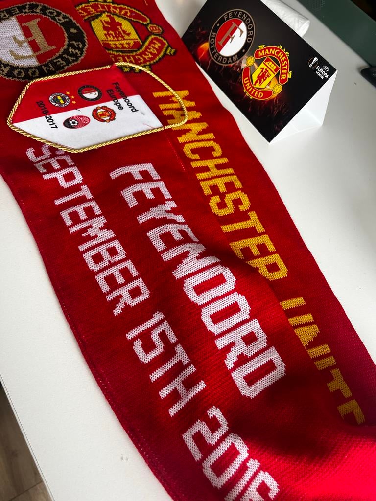 Feyenoord sjaal en vaantje UEFA Europa League 2016-2017, Verzenden, Nieuw, Feyenoord, Vaantje of Sjaal