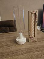 Leuke kandelaar met kaarsen, Ophalen, Zo goed als nieuw, Zwart, Handen en Nagels