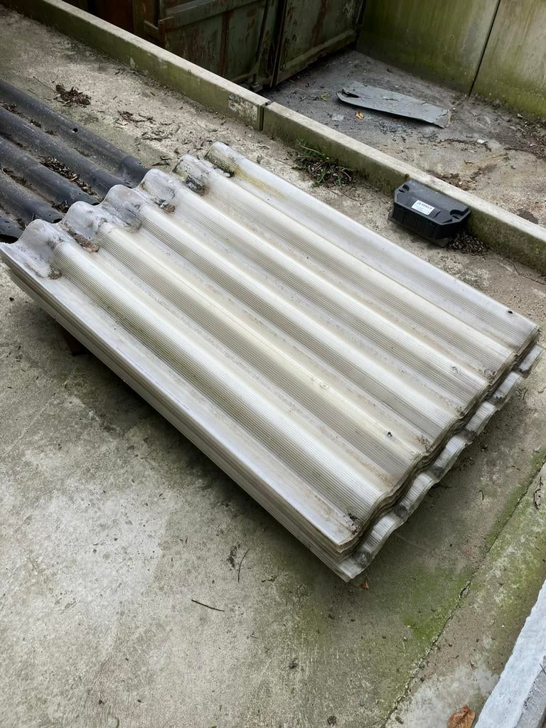 lichtdoorlatende golfplaten polycarbonaat dubbelwandig, Doe-het-zelf en Verbouw, Dakpannen en Dakbedekking, Ophalen, Overige materialen