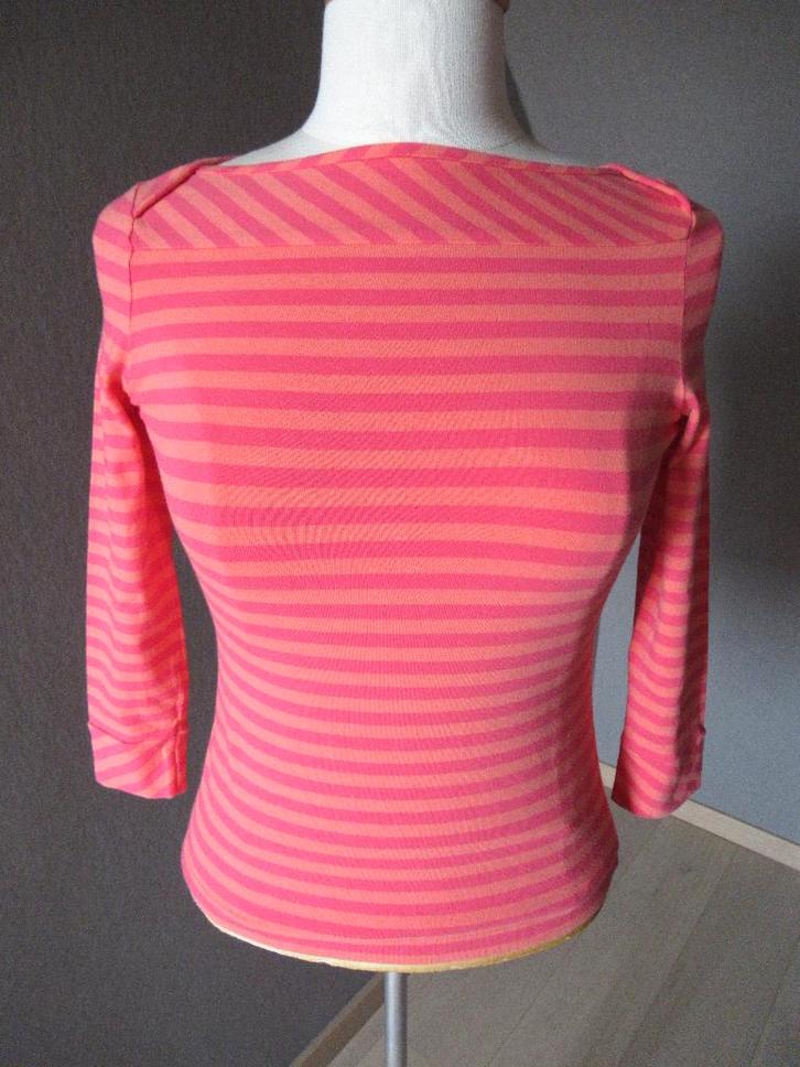 Nieuwe oranje gestreept T-shirt van InWear, mt Medium, Kleding | Dames, T-shirts, Nieuw, Maat 38/40 (M), Oranje, Lange mouw, Verzenden