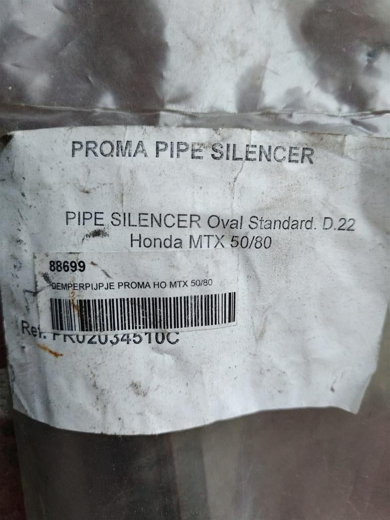 Honda Proma Pipe Silencer Uitlaatdeel MTX 50/80, Ophalen of Verzenden