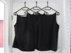 3x hemdje topje mt L arket nw zwart, Kleding | Dames, Verzenden, Nieuw, Zwart, Zonder mouw