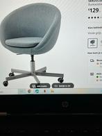 IKEA SKRUVSTA Bureaustoel - Vissle grijs, Huis en Inrichting, Bureaustoelen, Ophalen, Gebruikt, Grijs, Bureaustoel