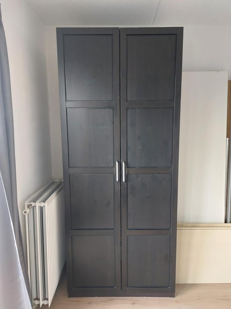 Pax kledingkast zwartbruin 236 x 100x 60, Huis en Inrichting, Kasten | Kledingkasten, Gebruikt, 200 cm of meer, 50 tot 100 cm