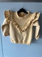 Ammehoela trui licht geel maat 124 lange mouw roesels., Ophalen of Verzenden, Zo goed als nieuw, Meisje, Trui of Vest