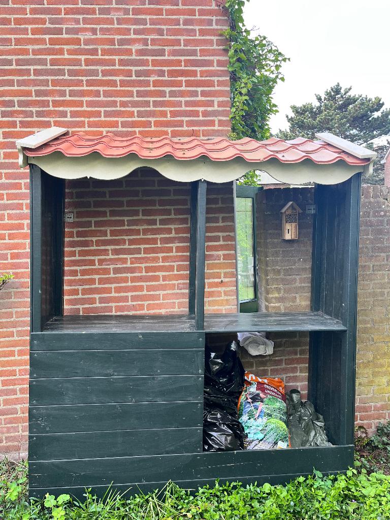 Tuinkast, Tuin en Terras, Ophalen, Gebruikt, Hout, Overige typen