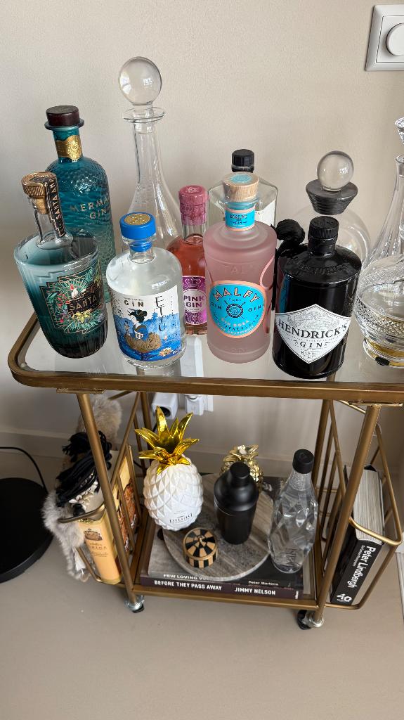 Trolly, serveerwagen, Ophalen, Zo goed als nieuw, Goud